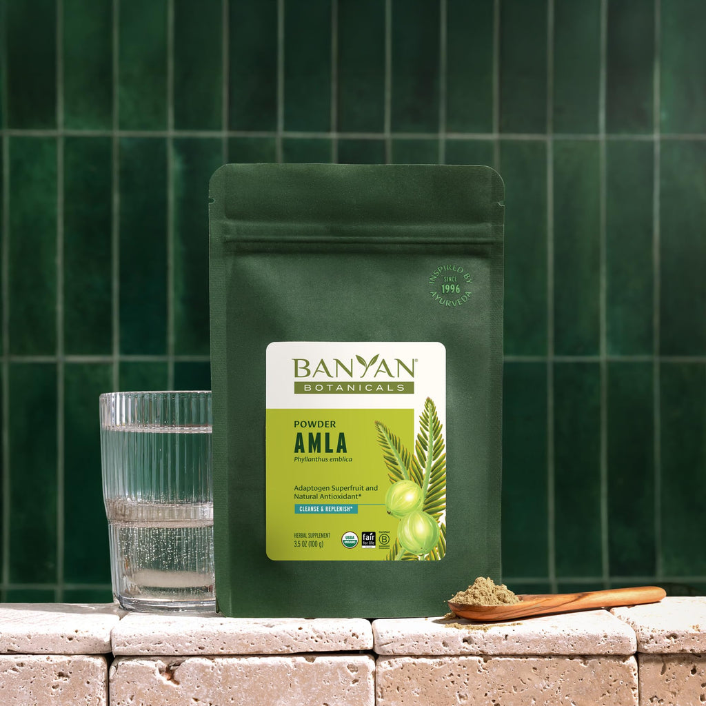 Banyan Botanicals Amla (Amalaki) Powder – Organic Amla, 3.5oz | Vitamin C & Antioxidants