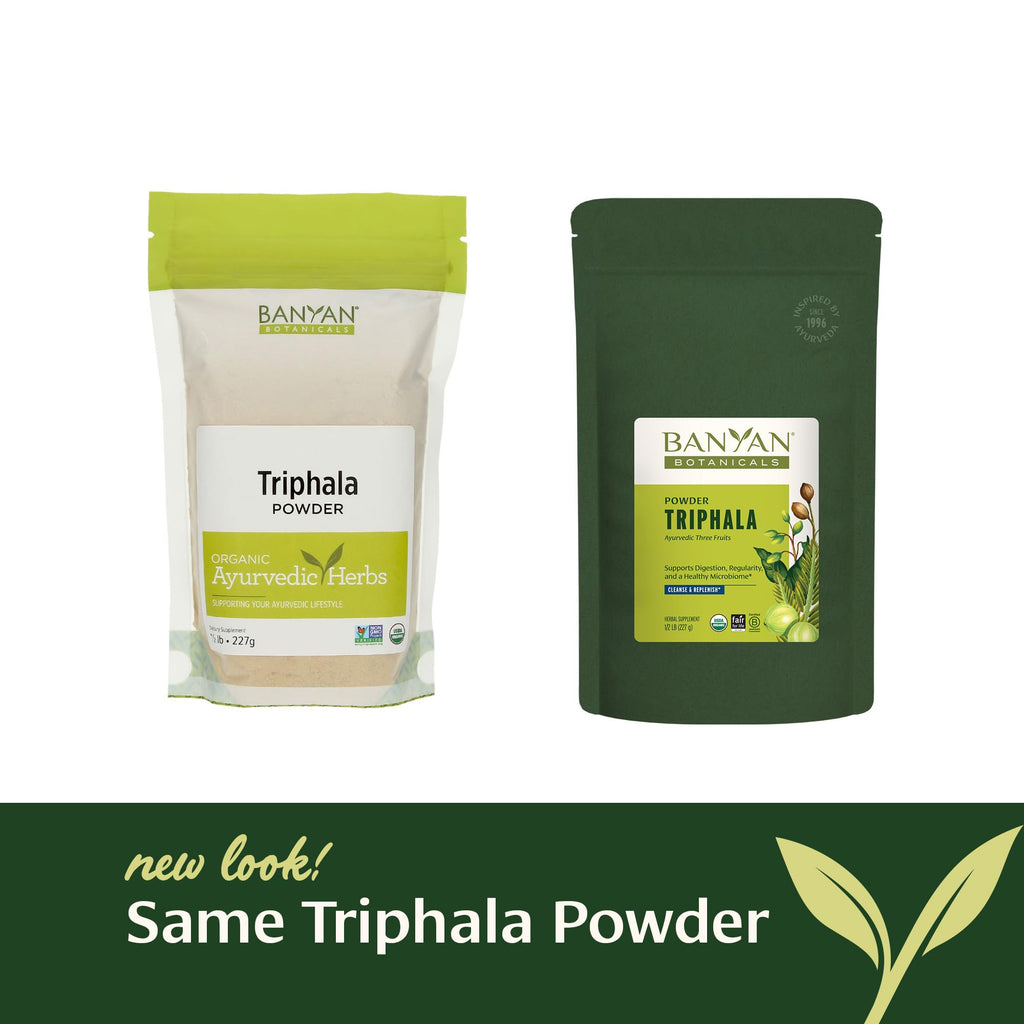 Triphala Powder Organic – Digestive Support | Banyan Botanicals (1/2 lb)
