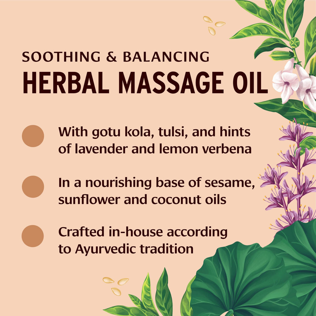 Banyan Botanicals Daily Massage Oil – Organic Ayurvedic Abhyanga Oil, 8 oz