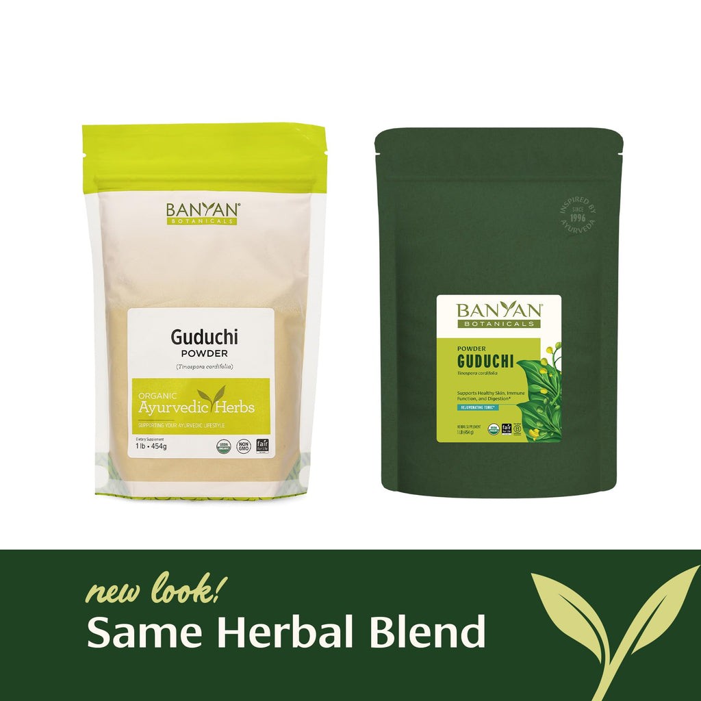 Banyan Botanicals Guduchi Powder – Organic Immune Support & Digestive Health, 1 lb | Non-GMO, Sustainably Sourced, Vegan