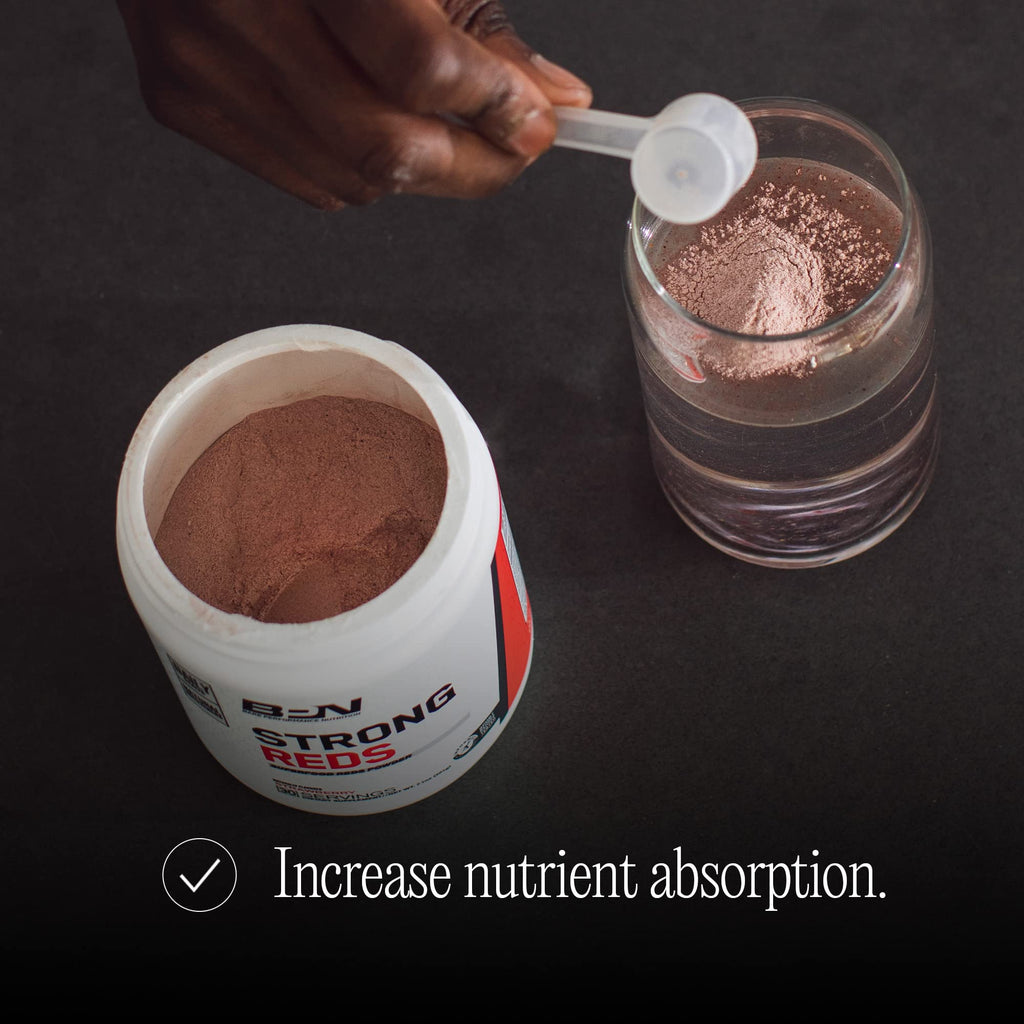 BARE PERFORMANCE NUTRITION Strong Reds Superfood Powder - Strawberry, 30 Servings