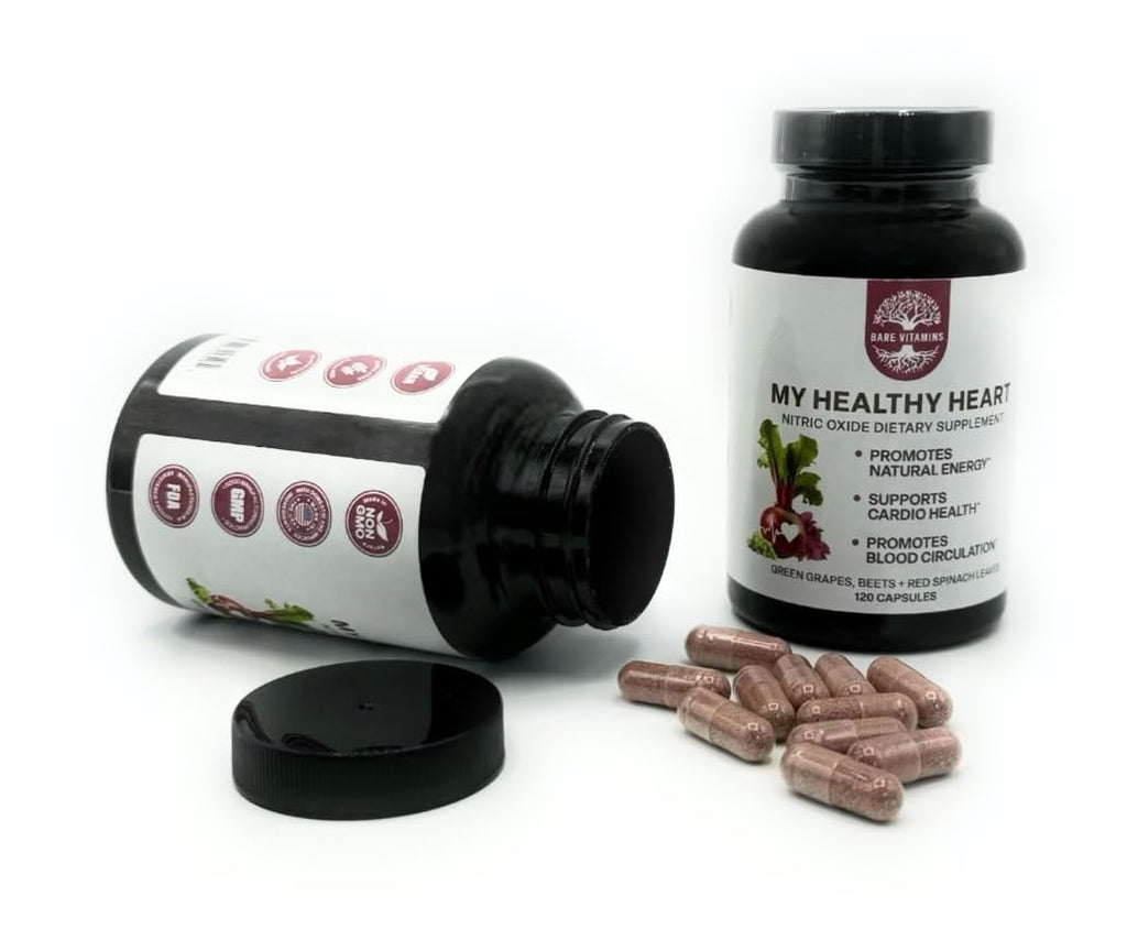 BARE VITAMINS My Healthy Heart - 120 Count (Pack of 1)