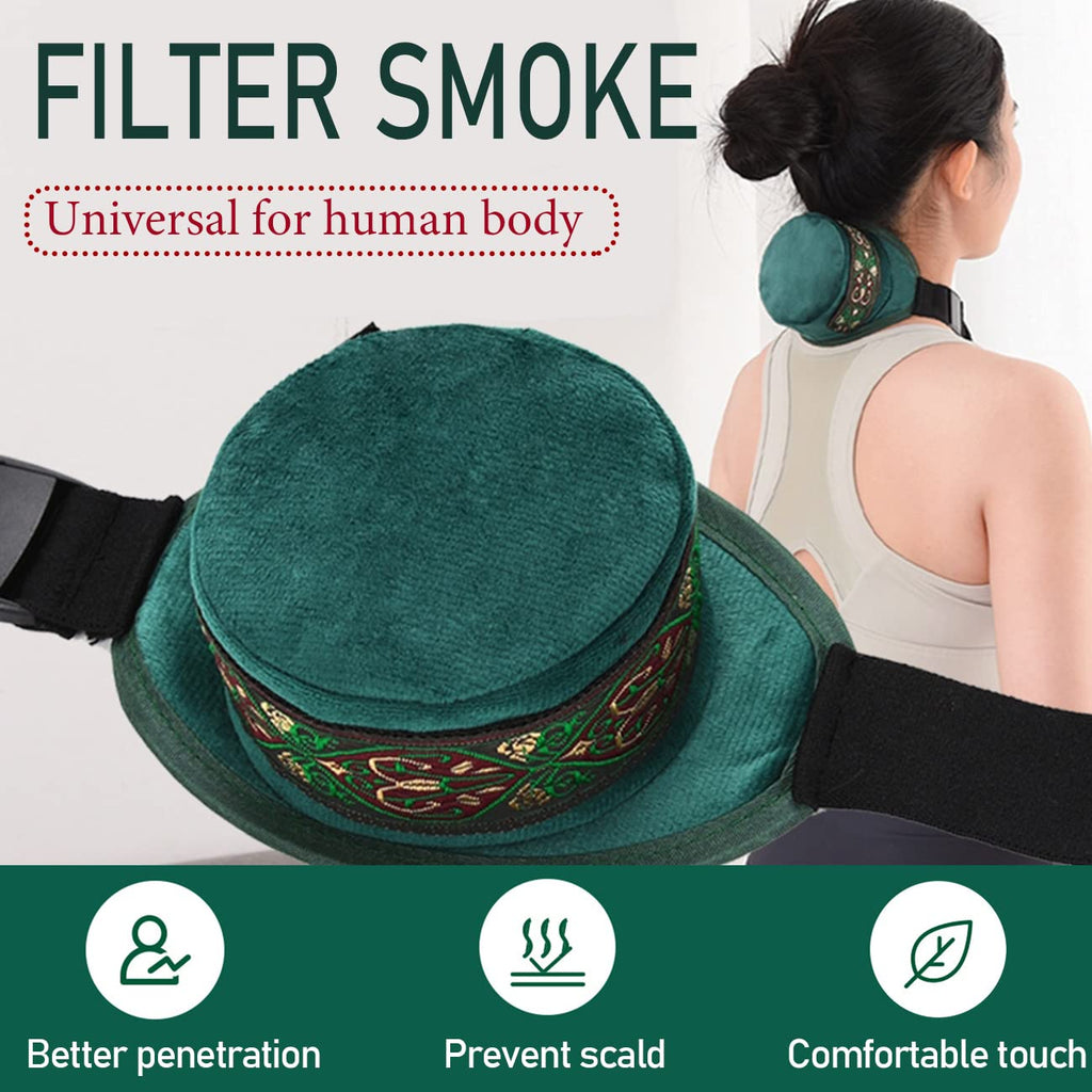 Barelove Smokeless Copper Moxa Box – Portable Moxibustion Therapy Bag (Not Include Moxa)
