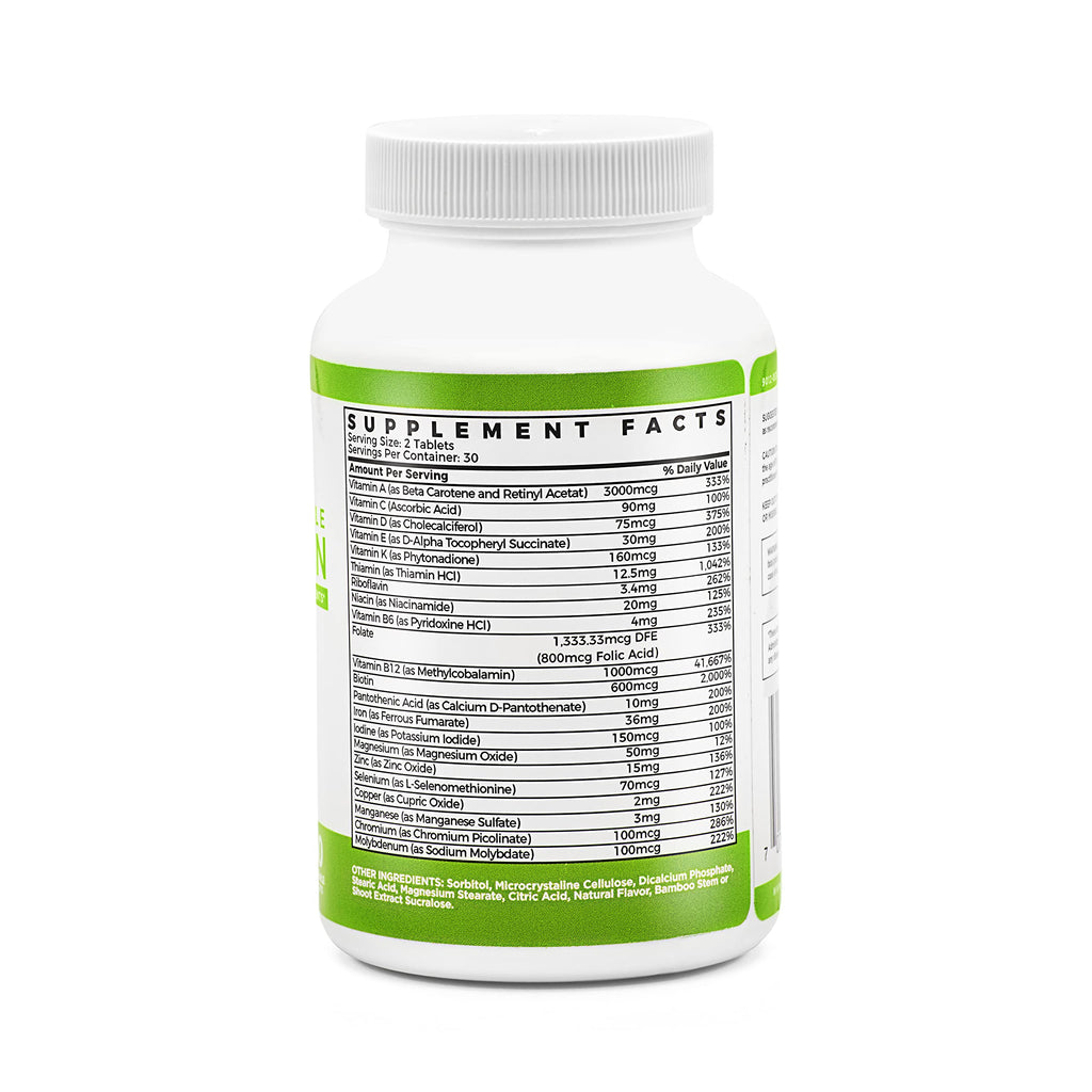 BariSlim Advanced Chewable Bariatric Multivitamin – Post-Bariatric Nutrition (Mixed Berry, 60 Count)