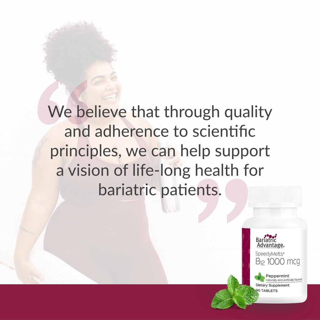 Bariatric Advantage B-12 Speedy Melts: 1000 mcg B12 + 200 mcg Folate