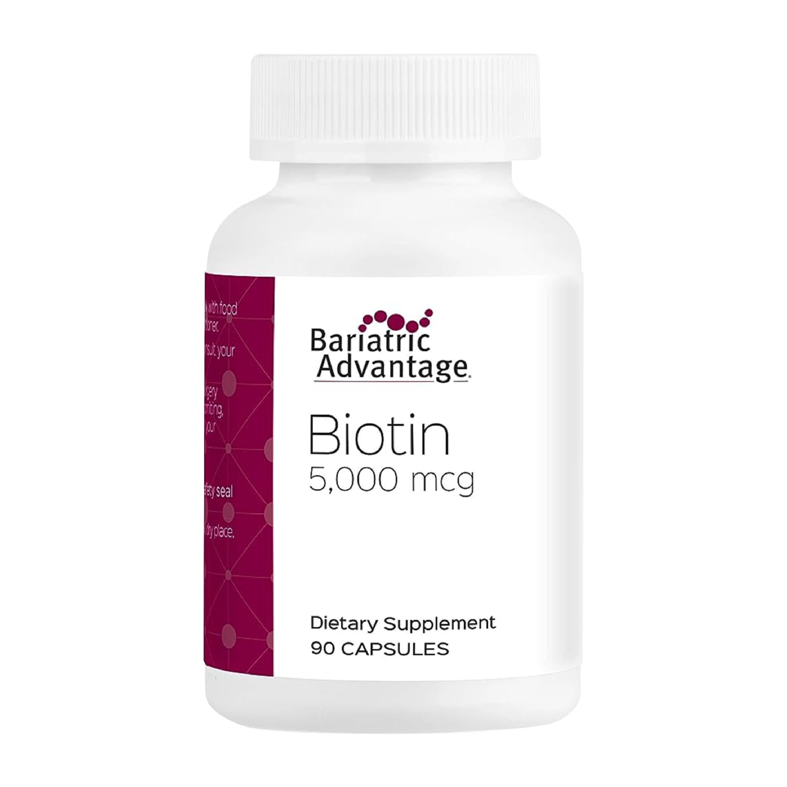 Biotin 5,000 mcg for Bariatric Patients (90 Count) | Bariatric Advantage