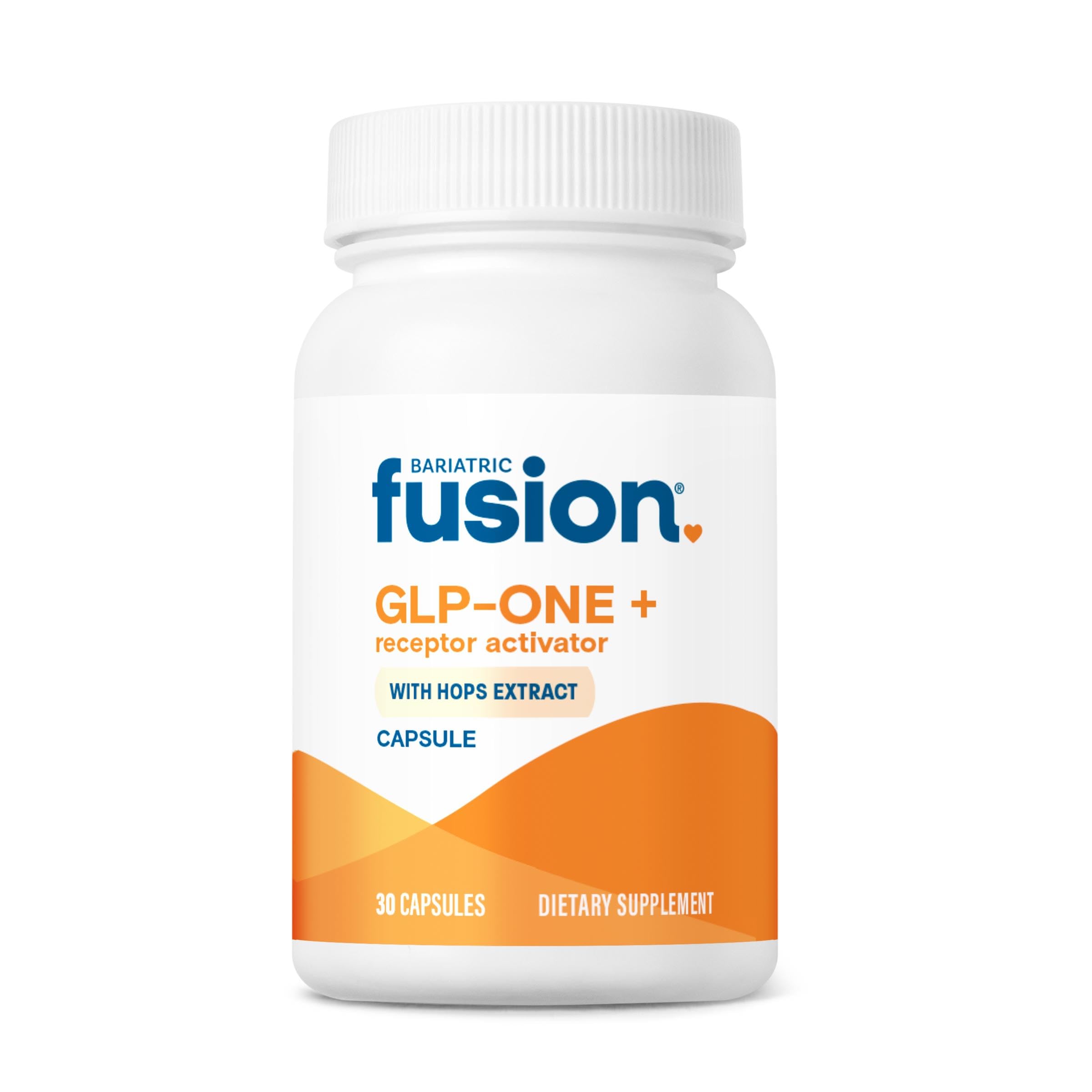 Bariatric Fusion GLP-1 Plus | Activate GLP-1 Receptors to Feel Full Faster | Gluten Free & Vegan | 30 Capsules