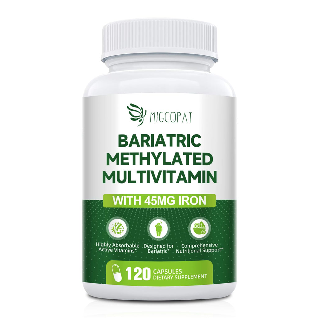 Bariatric Multivitamin with Iron 45mg – Post-Surgery Vitamins (120 Caps)