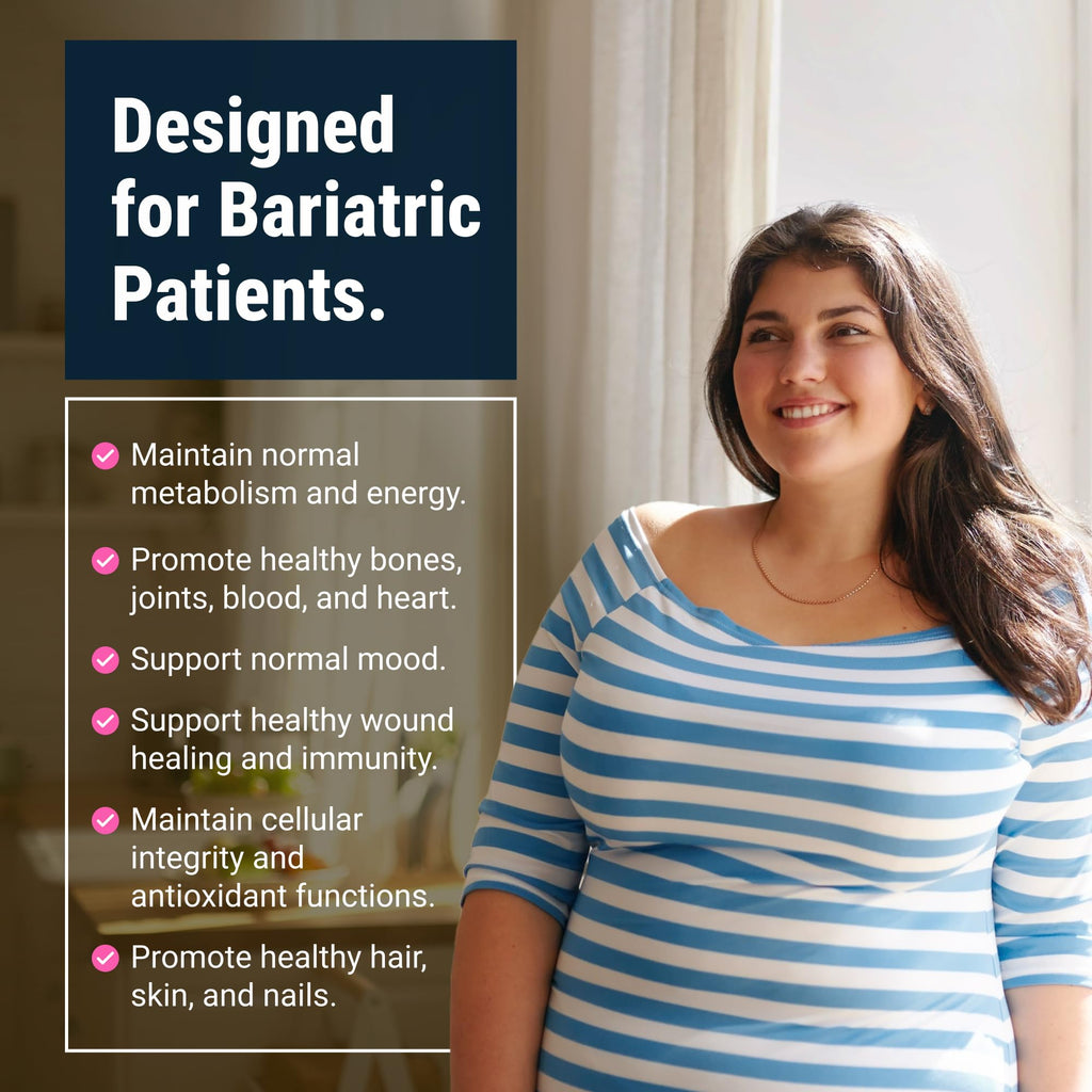 BariatricPal Multivitamin ONE 1 Per Day | 45 mg Iron | 30 Count