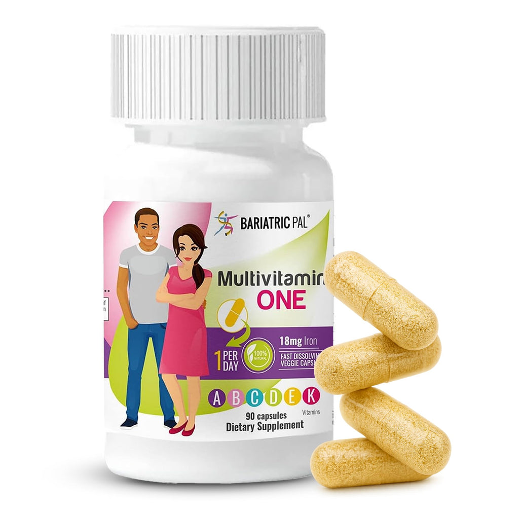 BariatricPal Multivitamin ONE — 1 Daily Capsule with 18 mg Iron | 90 Count