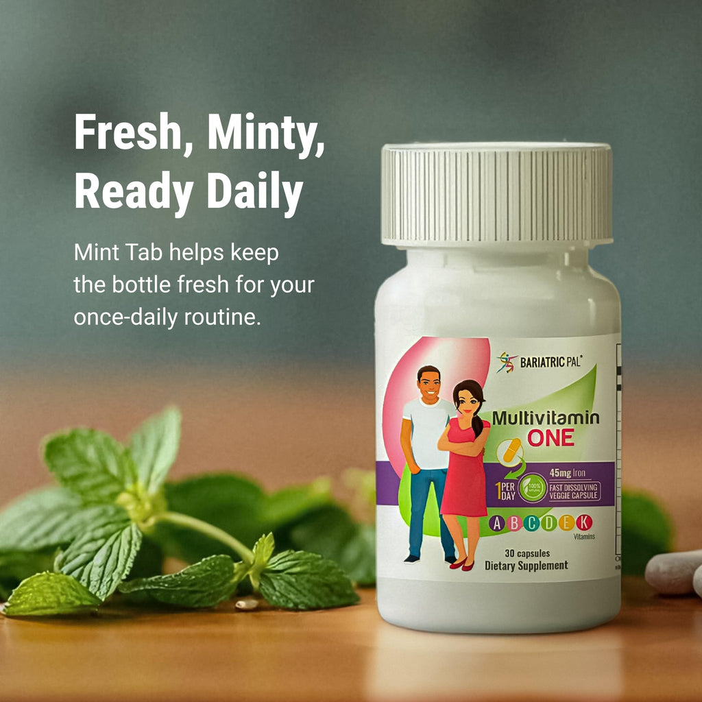 BariatricPal Multivitamin ONE — 1 Daily Capsule with 18 mg Iron | 90 Count