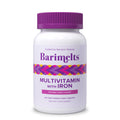 BariMelts Bariatric Multivitamin with Iron – 60 Fast-Dissolving Tablets, Sugar-Free, Natural Fruit Flavor