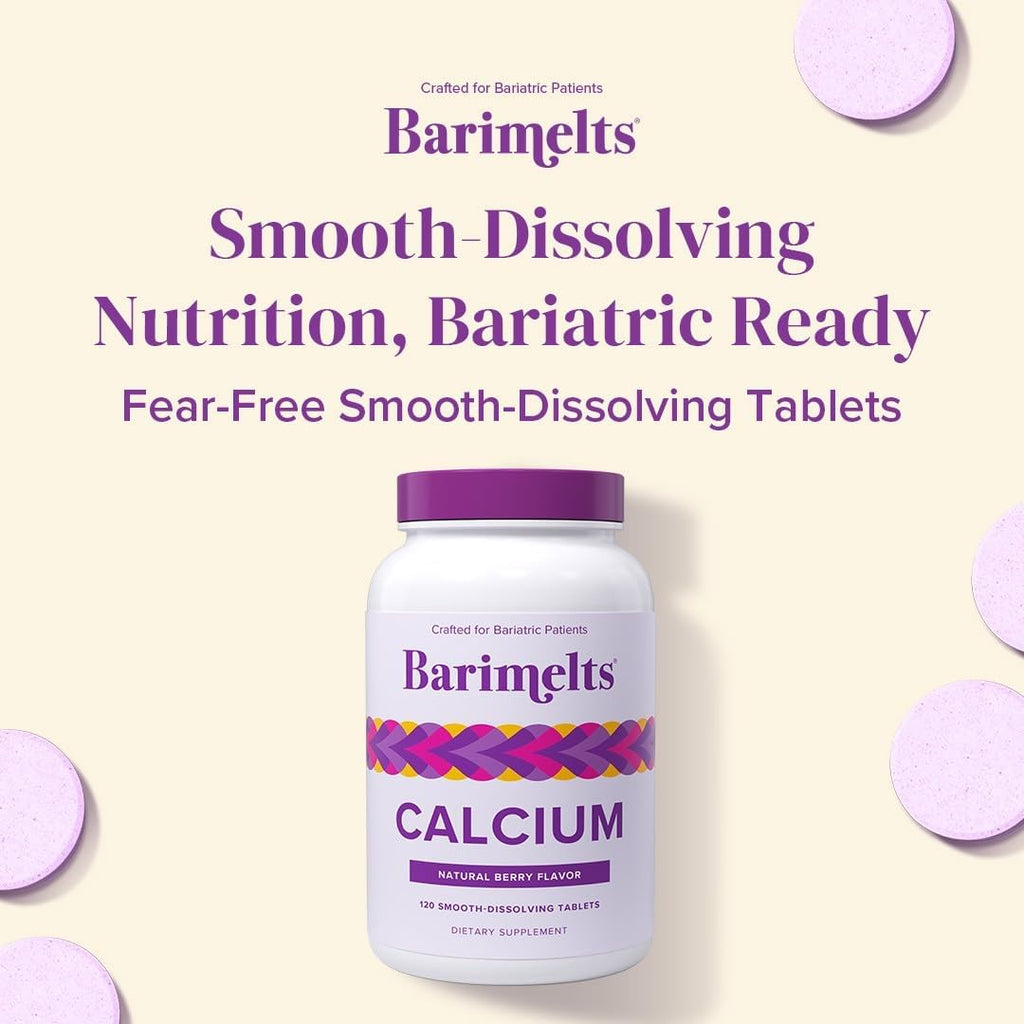 Barimelts Calcium Citrate + D3 & Magnesium — 120 Smooth-Dissolving Tablets