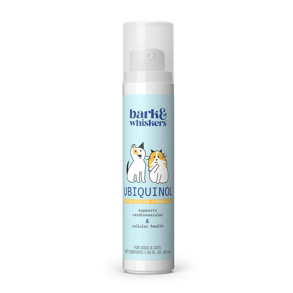 Bark & Whiskers Ubiquinol Liquid Pump for Dogs & Cats, 1.45 Fl Oz (43 mL) – Vet Formulated, Non-GMO, Dr. Mercola
