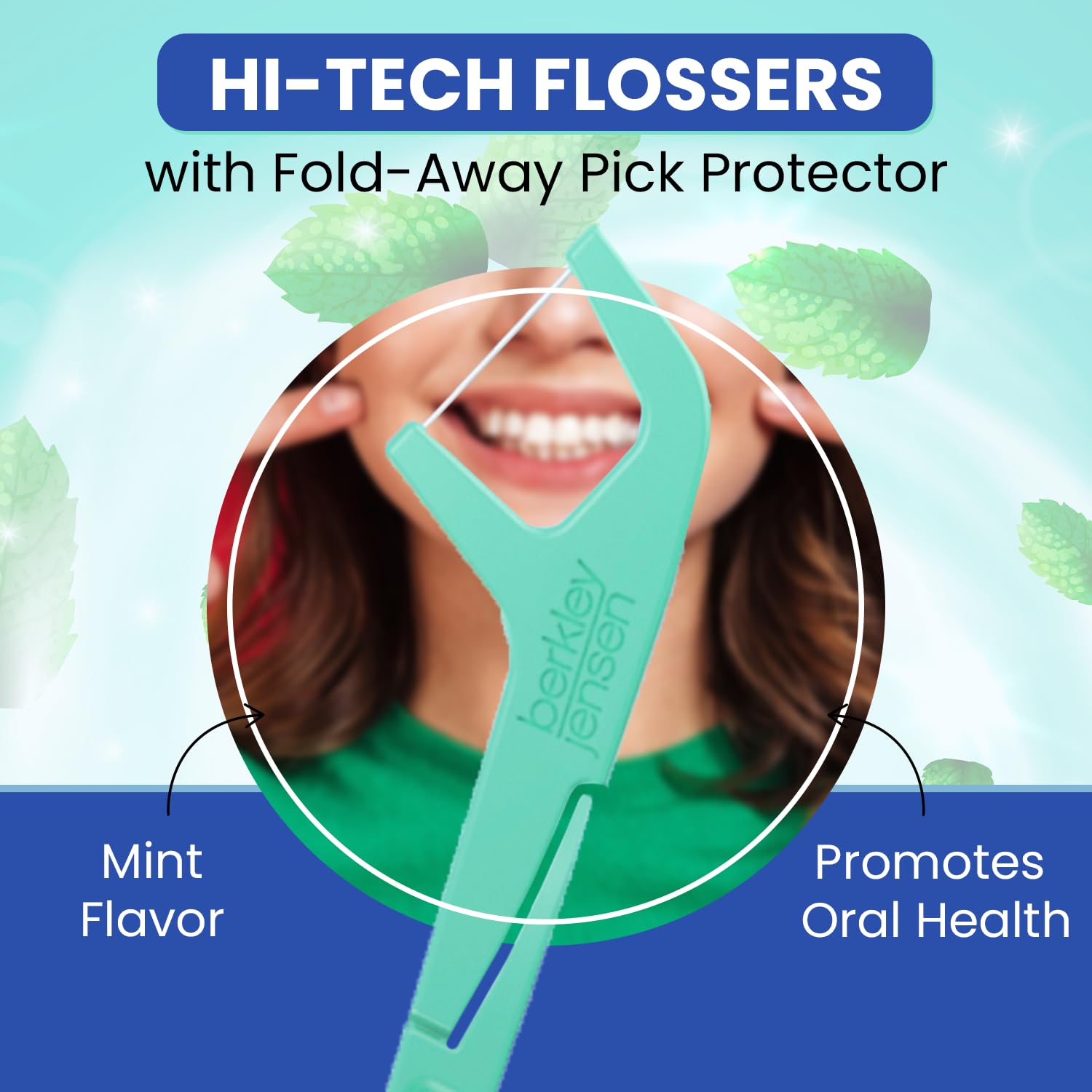 Barkley And Jensen Floss Up, 4 Count | Hi-Tech Dental Floss