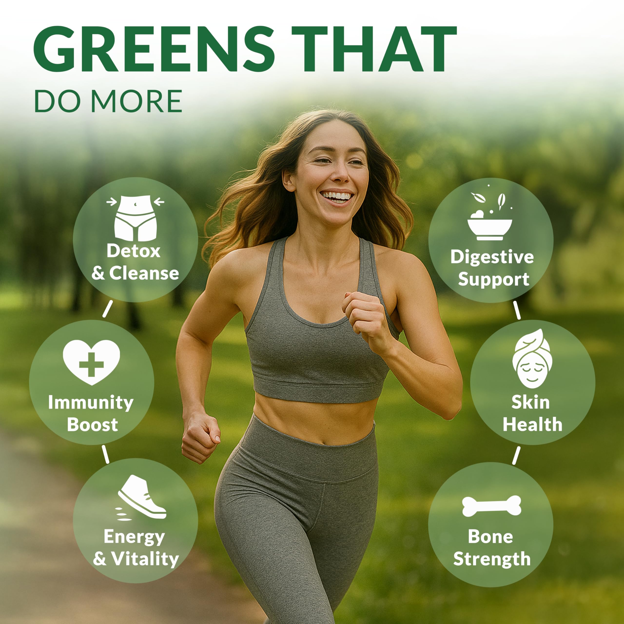 Barley Grass Juice Powder Organic - Raw & Cold-Processed Superfood (6.35oz / 180g) | 72 Servings