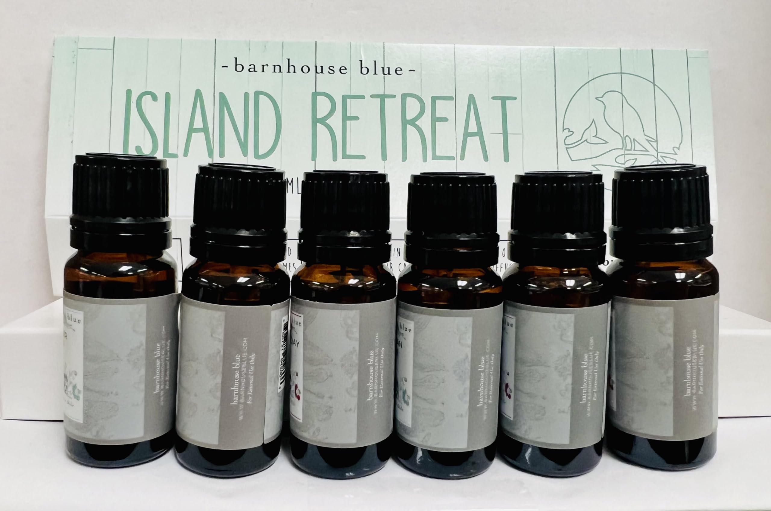 Barnhouse Blue Island Retreat: 6 Premium Fragrance Oils (10ml)