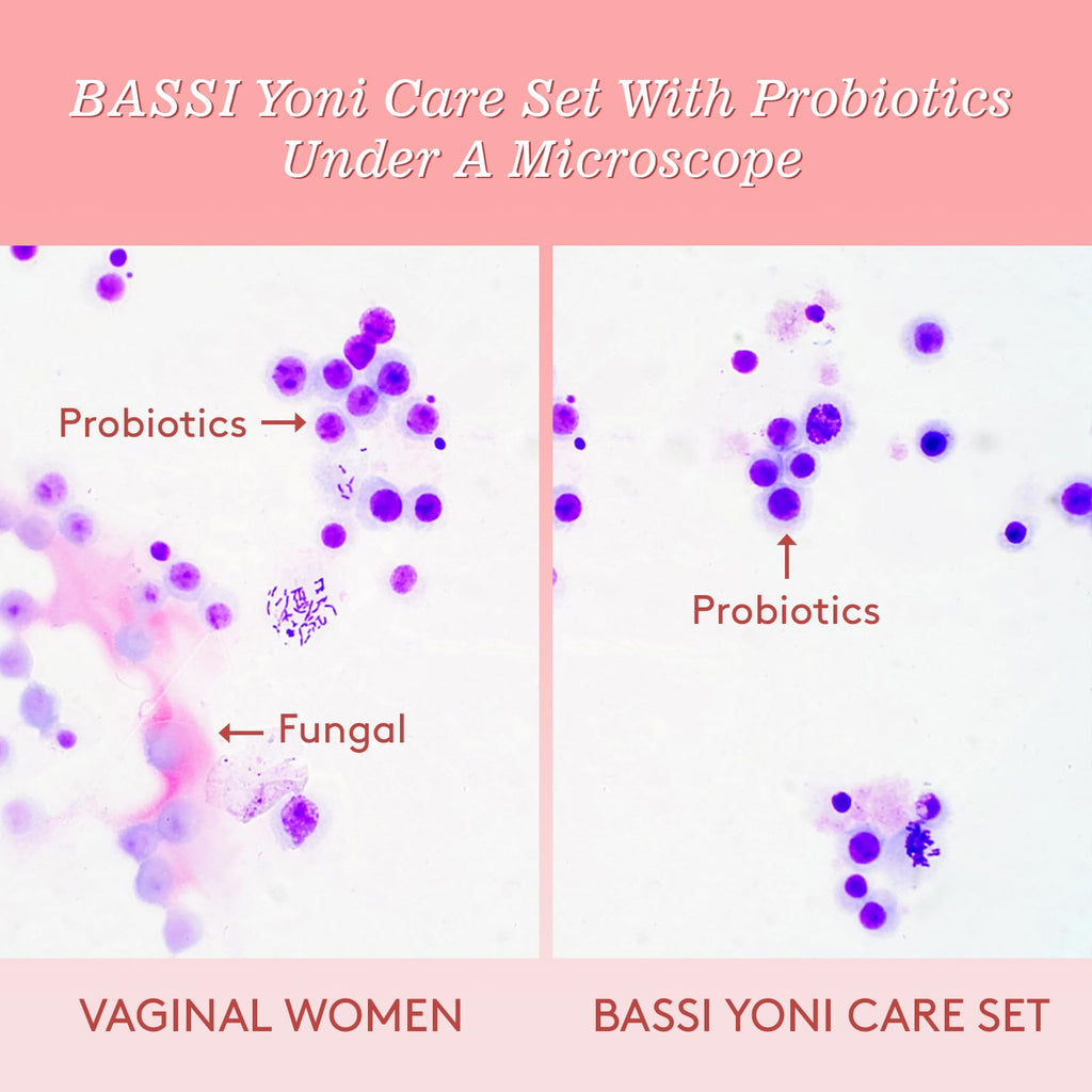 BASSI Feminine Wash & Yoni Oil & Yoni Soap Set – pH-Balanced & Moisturizing