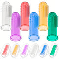 Bassion Baby Toothbrush Set - 6 Soft Finger Toothbrushes for 0-12 Months