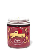 Bath & Body Works White Barn 1-Wick Candle with Essential Oils – Frosted Cranberry, 7 oz