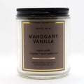 Bath & Body Works White Barn 1-Wick Candle with Essential Oils - 7 oz - Mahogany Vanilla