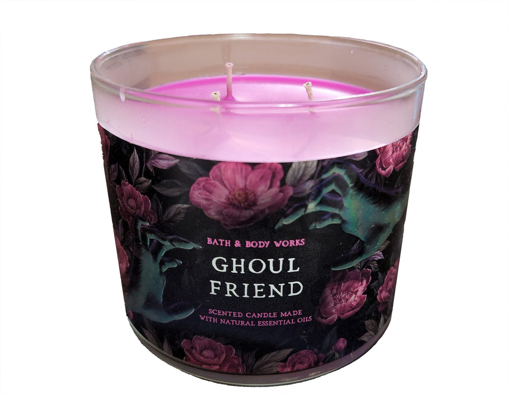 Bath & Body Works White Barn 3-Wick Candle with Essential Oils - 14.5 oz (Ghoul Friend) - 2021 Halloween