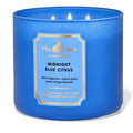 Bath & Body Works White Barn 3-Wick Candle with Essential Oils - 14.5 oz - Midnight Blue Citrus (New Core Scents)