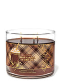 Bath & Body Works White Barn 3-Wick Candle with Essential Oils - Hot Cocoa & Cream, 14.5 oz (2021 Christmas Scents)