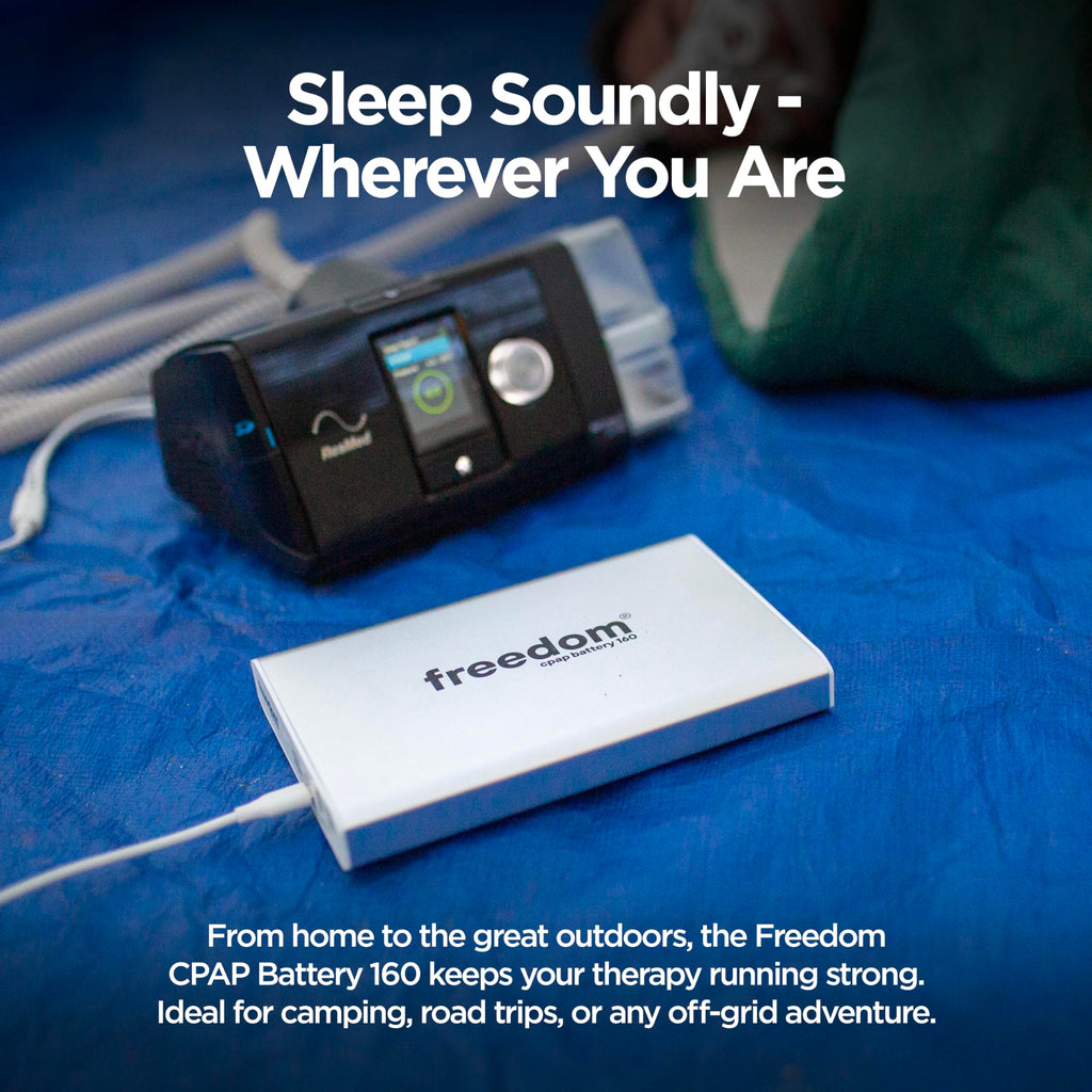 Freedom CPAP Battery 160Wh by Battery Power Solutions – Portable Backup for Travel, Camping & Emergencies