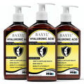 BAXYL Liquid Hyaluronic Acid Supplement — Flavorless, Vegan, 3 x 6 fl oz