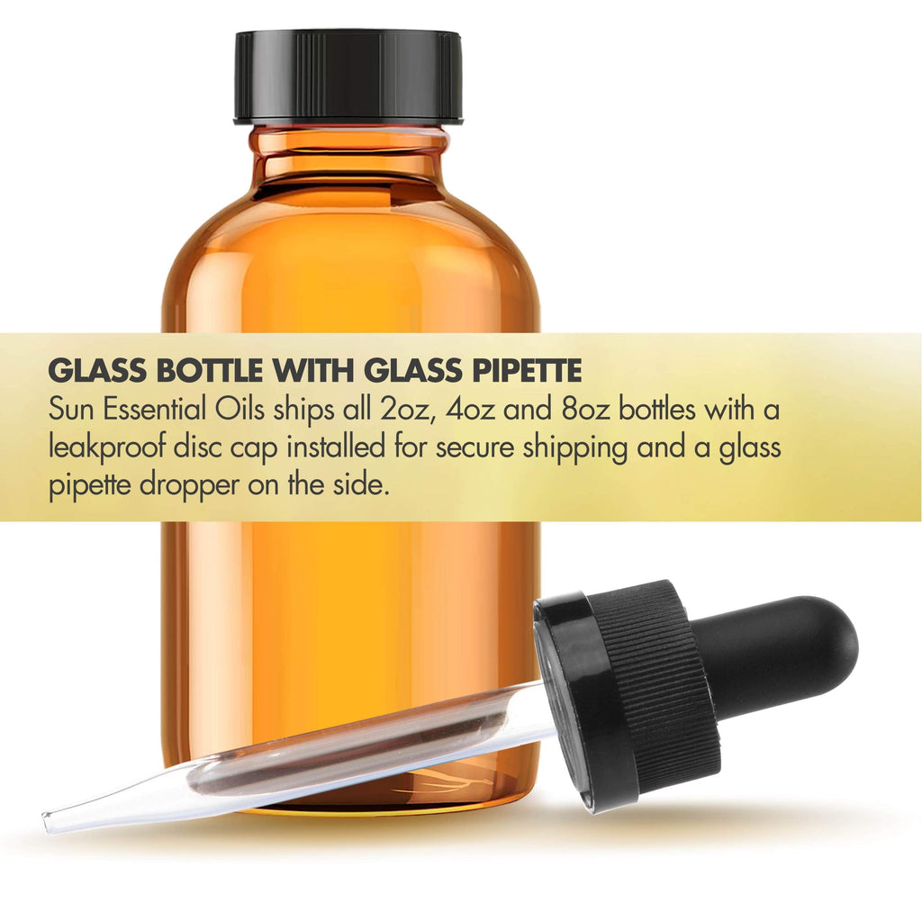 Sun Essential Oils - 4 oz Bay Essential Oil with Dropper