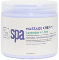 BCL SPA Massage Cream - Organic Lavender & Mint Body Lotion | 16 oz | Home & Pro Use