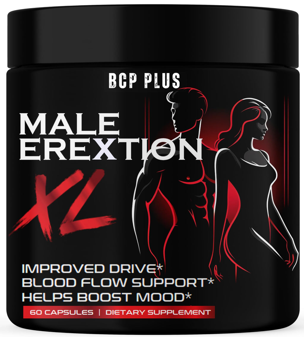 BCP PLUS MalePlus Performance - Volume Booster for Men | Lab-Tested 60 Caps, Fast-Acting Blood Flow, Vigor & Drive
