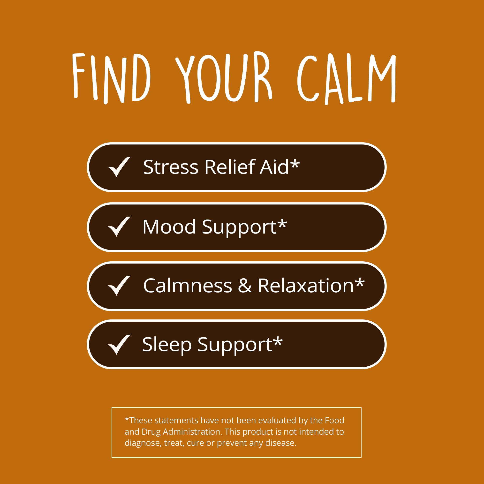 Be Grounded Stress Relief Supplement – Lavender Pills | Calm & Relaxation | 60 Ct | Happy Healthy Hippie