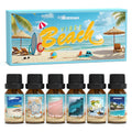 Beach Fragrance Oils Set for Diffusers | ARVIDSSON Summer Essential Oils