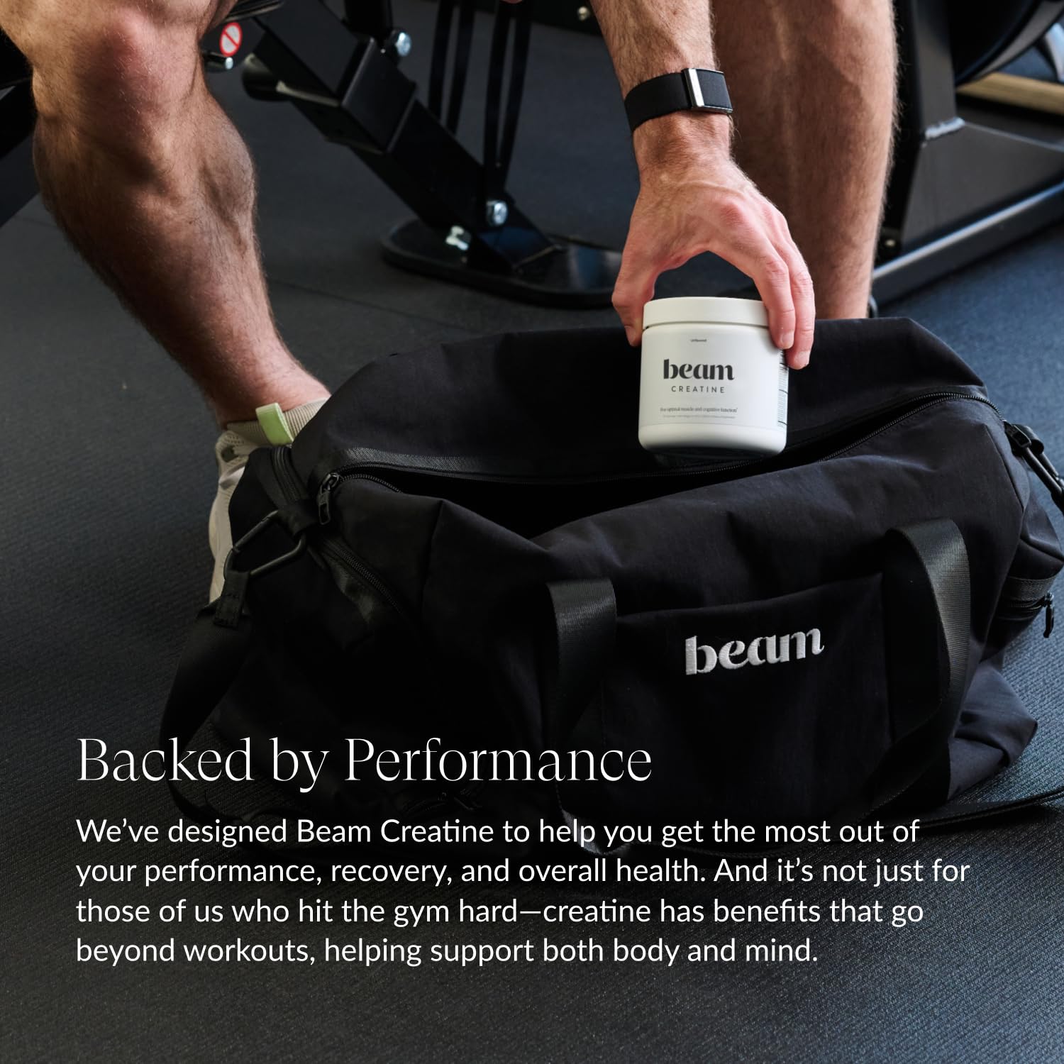 Beam Creatine Powder – Third-Party Tested, Micronized Creatine Monohydrate
