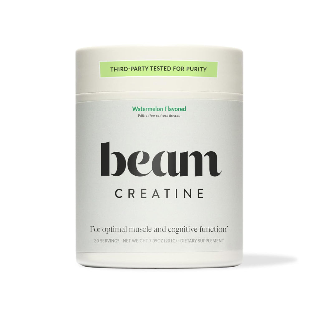 Beam Creatine Powder – Third-Party Tested, Micronized Creatine Monohydrate, Watermelon, 30 Servings