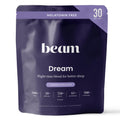 Beam Dream Sleep Powder – Melatonin-Free Sleep Aid with Magnesium & L-Theanine | 30 Servings | Vegan