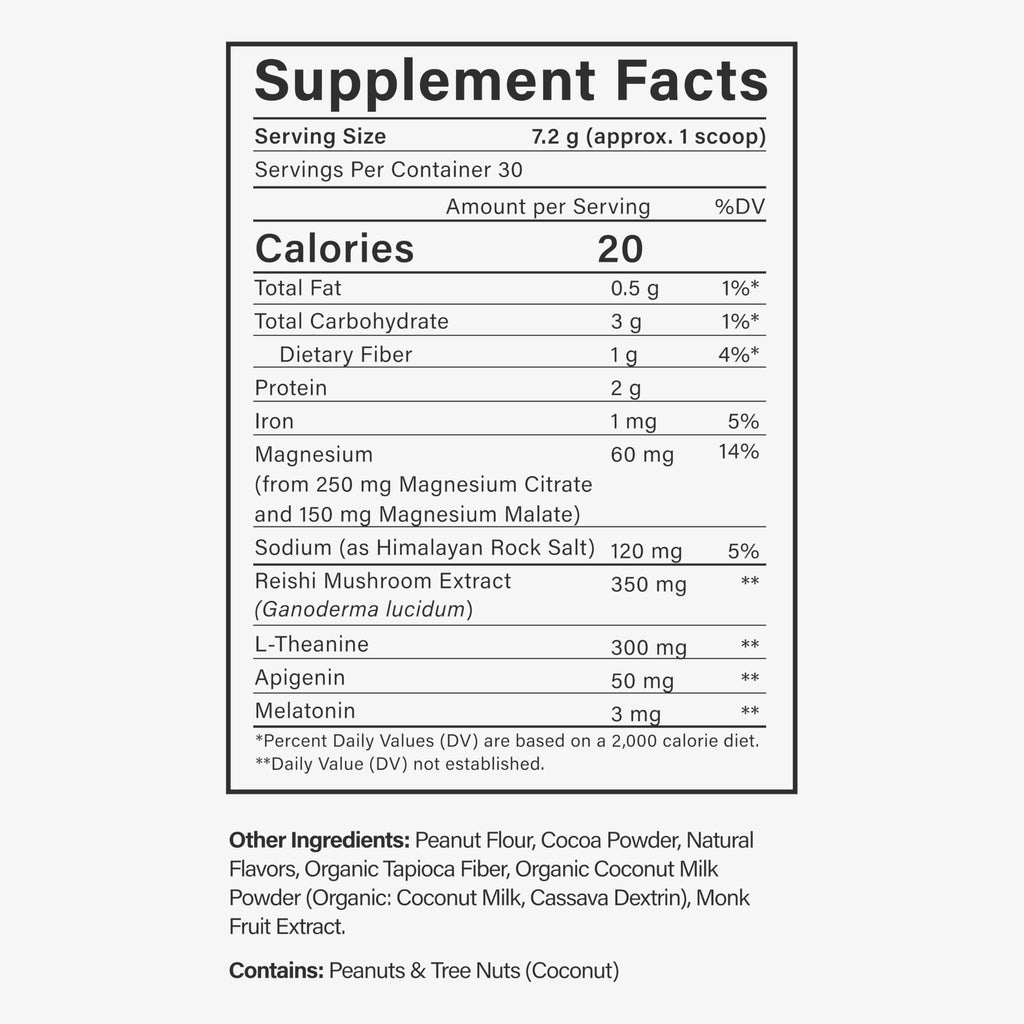 Beam Dream Sleep Powder – L-Theanine, Apigenin, Reishi & Magnesium | 30 Servings | Non-GMO