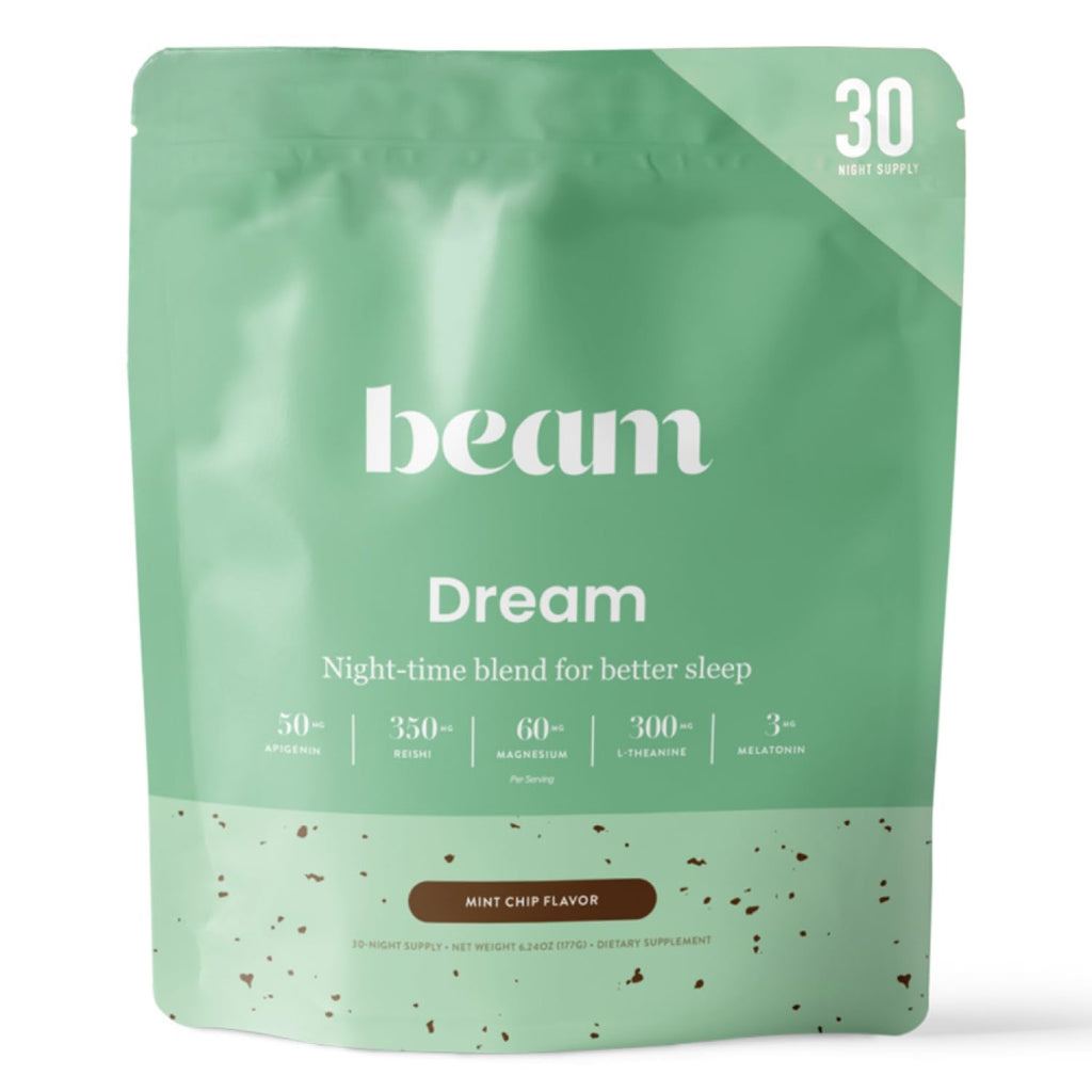 Beam Dream Sleep Powder – L-Theanine, Apigenin, Reishi & Magnesium | Third-Party Tested Sleep Support