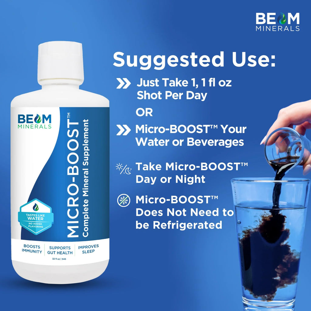 BEAM Minerals Micro-Boost & Electrolyze – Bioavailable Electrolyte & Micronutrient Set