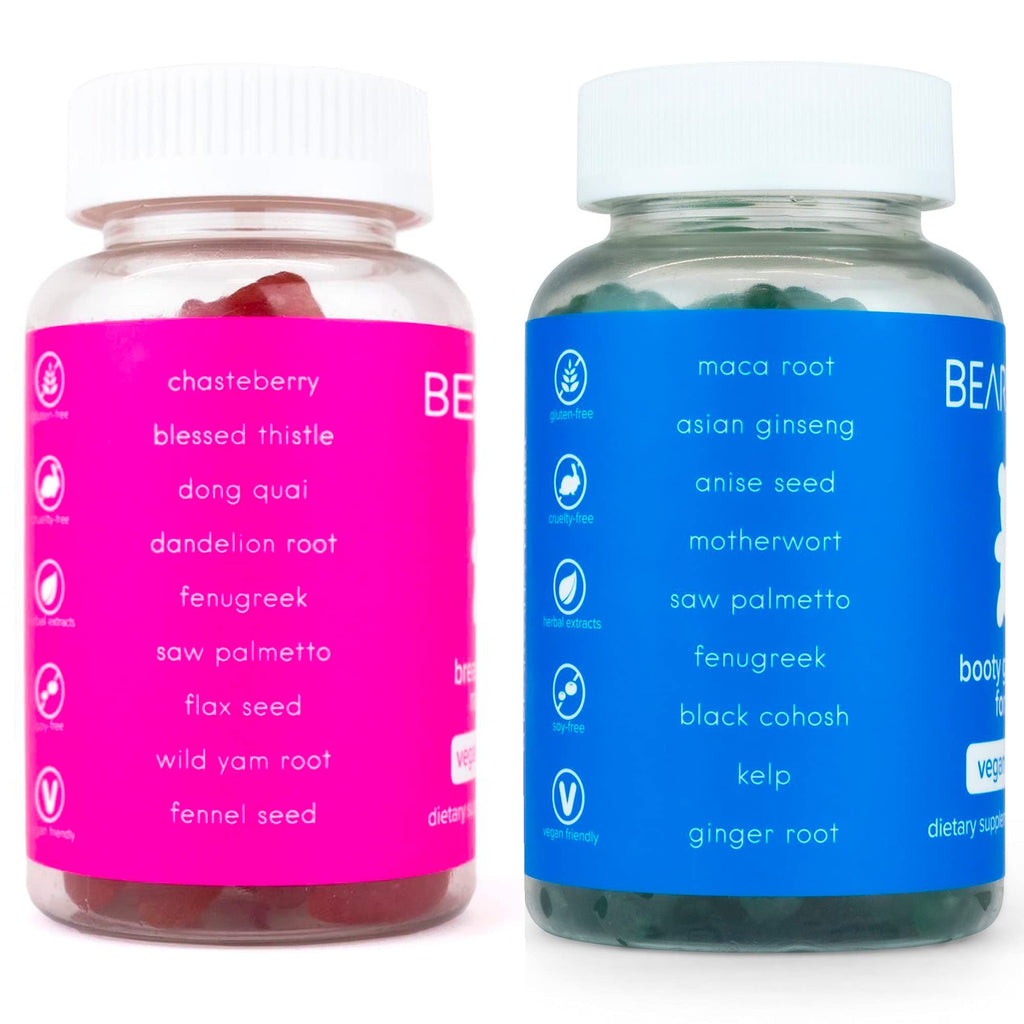 BEARVANA Top & Peach Support Gummies for Women – 2-Pack (120 Gummies)
