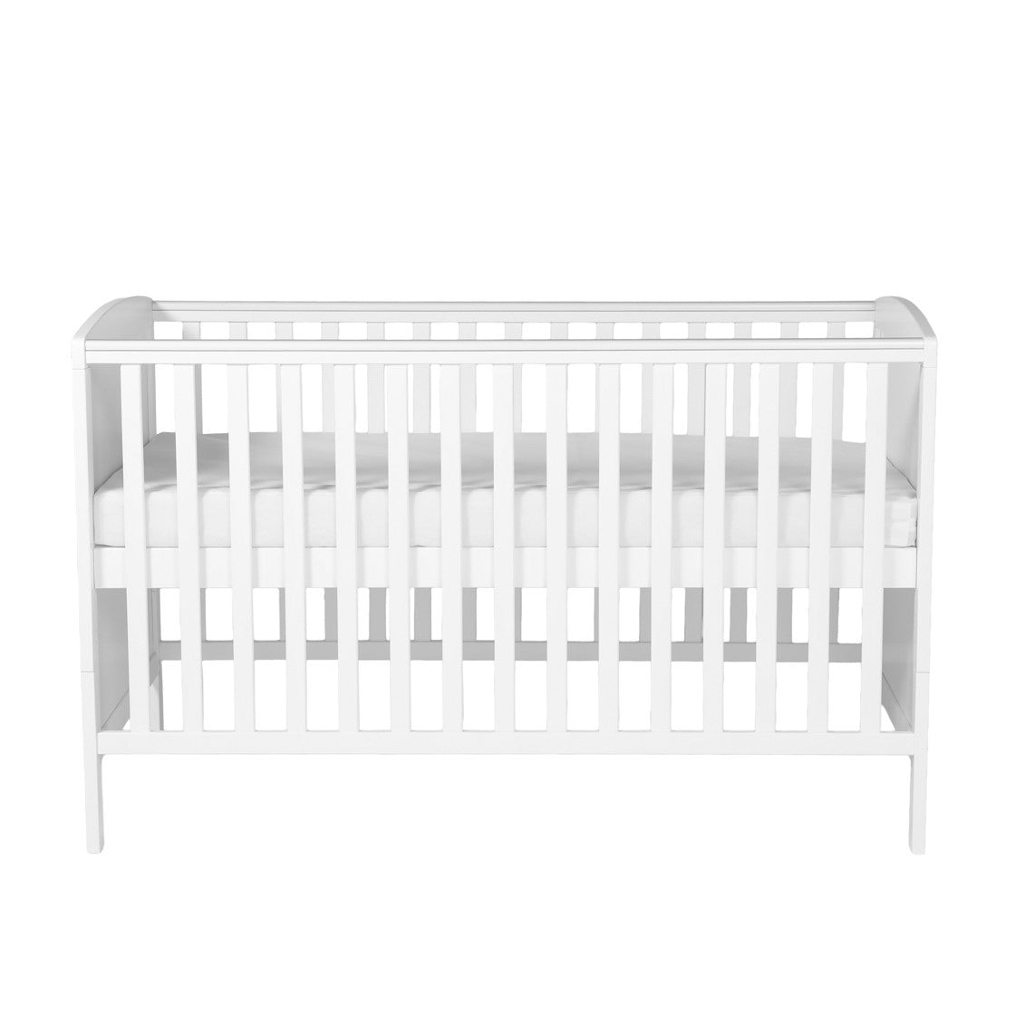 Bebe & Beyond Dreamer Cot Bed & Changer Two Piece Nursery Furniture Set - White