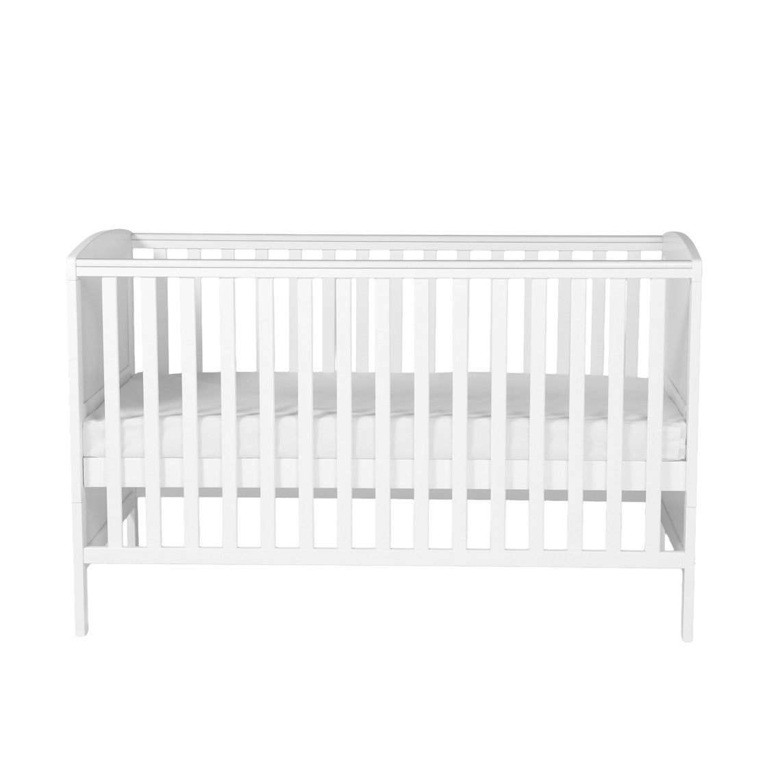 Bebe & Beyond Dreamer Cot Bed & Changer Two Piece Nursery Furniture Set - White