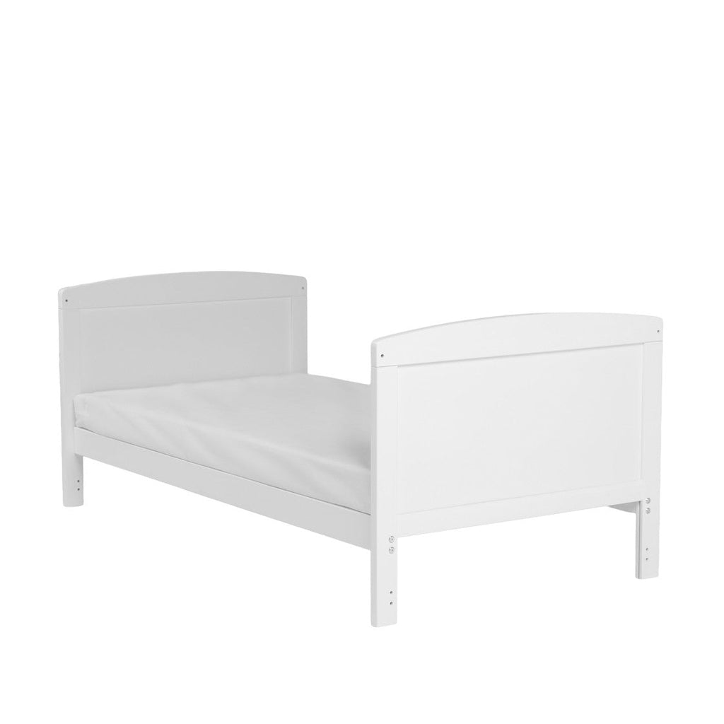 Bebe & Beyond Dreamer Cot Bed & Changer Two Piece Nursery Furniture Set - White