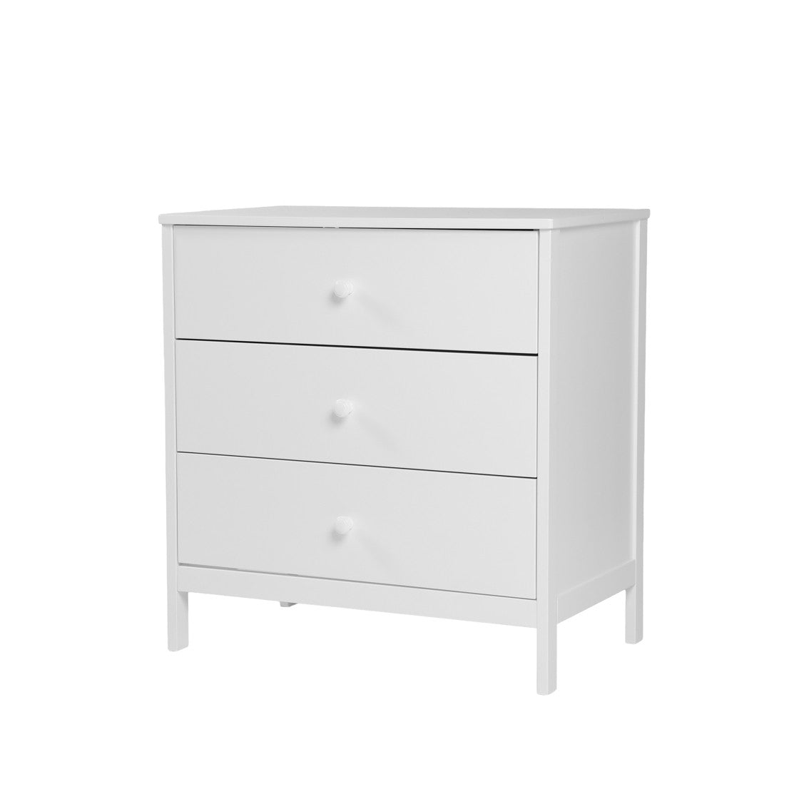 Bebe & Beyond Dreamer Cot Bed & Changer Two Piece Nursery Furniture Set - White