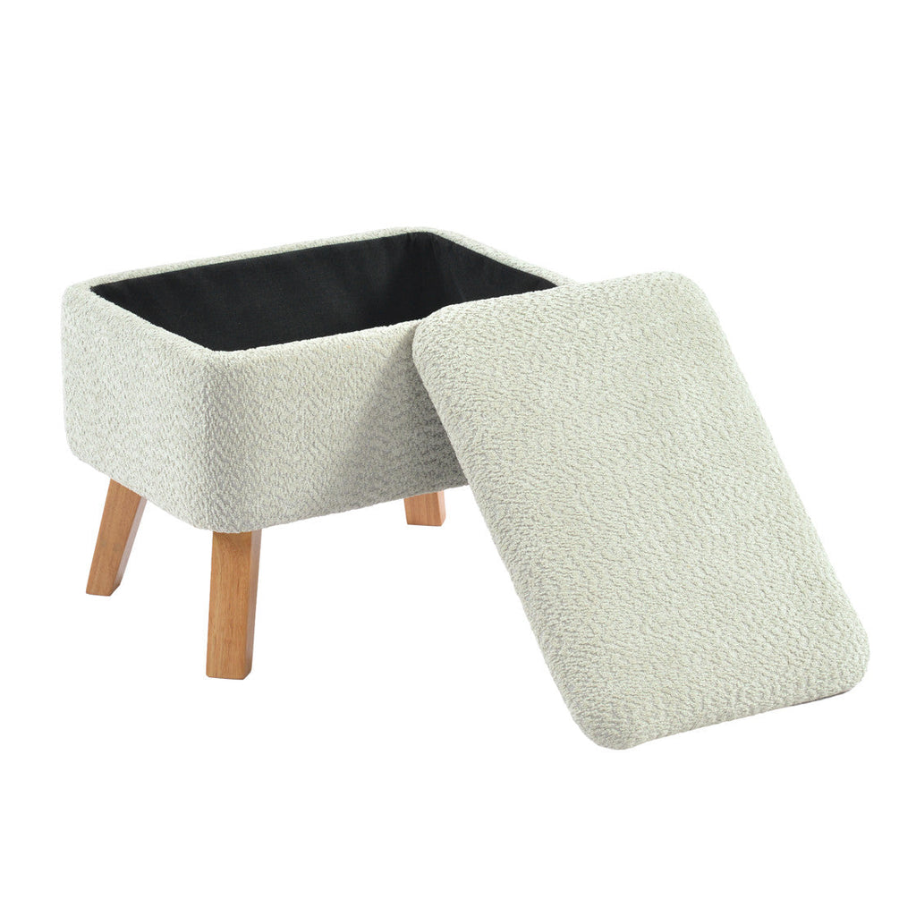 Bebe & Beyond Soother Nursing Chair & Stool - Sage Boucle