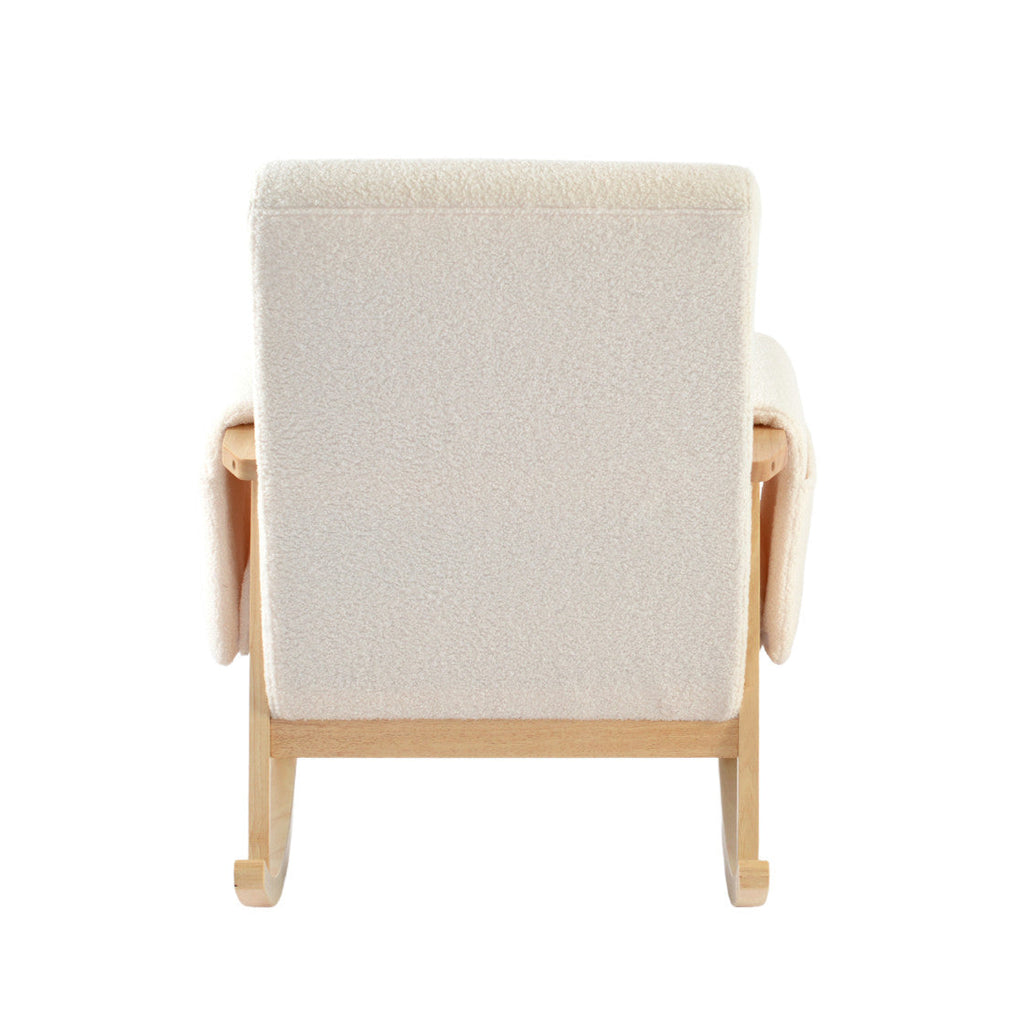 Bebe & Beyond Storyteller Nursing Chair - Off White Ted