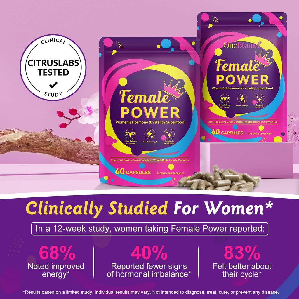 Beef Liver Capsules for Women – Hormone Balance & Energy (60 Caps)