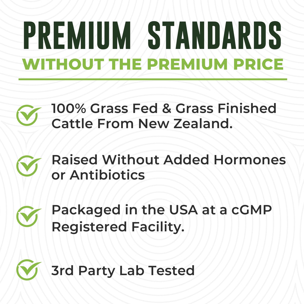 Beef Organ Supplement Grass Fed - 7-Organ NZ Complex | 180ct | Non-GMO